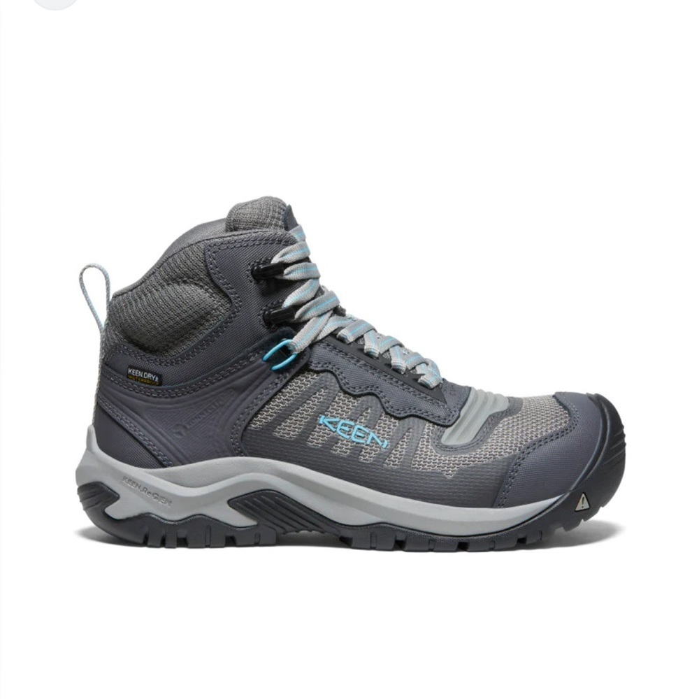 KEEN Gray Utility Women's Reno KBF Waterproof Mid (Carbon-Fiber Toe)